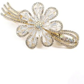 تصویر گل سر دخترانه نگیندار زایا طرح گل کریستال 