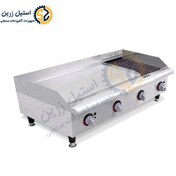 تصویر دستگاه گریل صنعتی ترکیبی ۳۰ زغالی روغنی 