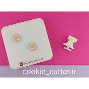 تصویر کاتر فشاری قند تزیینی گل ۵ پر برجسته کد ۱۳۴ 