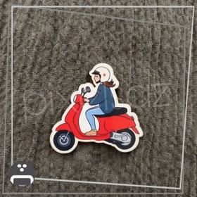 تصویر دختر موتور سوار 