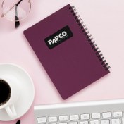 تصویر دفترچه یادداشت پاپکو مدل متالیک ۱ سایز ۱۰۰ برگ 