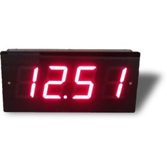 تصویر ساعت دیجیتال دیواری آرامش همراه با دماسنج اندازه متوسط | کد E22 