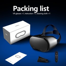 تصویر هدست واقعیت مجازی سازگار با آیفون و اندروید مدل VR Headset Compatible - ارسال 15 الی 20 روز کاری 