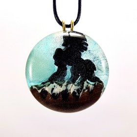 تصویر گردنبند سرخپوستی نگینی 