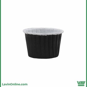 تصویر کپسول کرکره ای مافین مشکی 