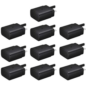 تصویر پک 10 عددی آداپتور سوپرفست سامسونگ 45 وات (اصل) Samsung Charger 10 pack 45W EP TA-845 Original - ساخت ویتنام