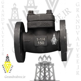 تصویر شیر یکطرفه دریچه ای "3/4 اینچ کلاس 150 فولاد فورج CHECK VALVE SWING 3/4" #150 A105 WCB