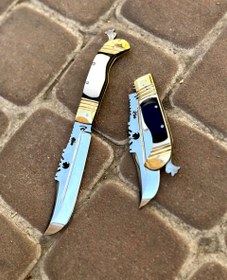 تصویر چاقوی نیم غلاف دو فیبر Double fiber half sheath knife