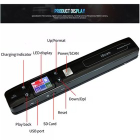 تصویر اسکنر قابل حمل iSCAN 900DPI WIFI PORTABLE SCANNER ISCAN 900DPI WIFI A4