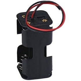 تصویر جا باتری قلمی چهارتایی سیم دار ۱.۵ ولت 