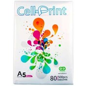 تصویر کاغذ A5 سل پرینت (Cell Print) 80 گرمی بسته 500 عددی 