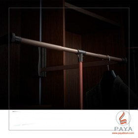 تصویر رگال با جک آسانسوری فرنچ استایل فانتونی مدل J905 سایز 60 تا 83 سانتی متر قرمز French style Hanger lift