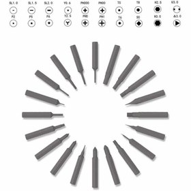 تصویر ست پیچ گوشتی شارژی کریشن اسپیس 20 عددی مدل CS02D Creation Space CS02D Ratchet Screwdriver 20Pcs