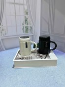 تصویر ماگ در آینه ای طرح Enjoy life 