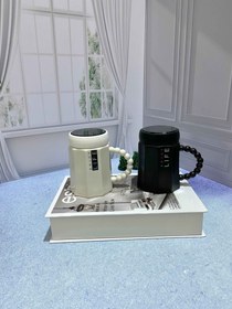 تصویر ماگ در آینه ای طرح Enjoy life 