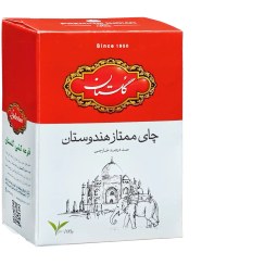 تصویر چای سیاه خارجی " غیر معطر " گلستان - ( چای ممتاز شکسته زرین پاکتی قرمز ) چای آسام و دارجیلینگ هندوستان، با طعم گس و رنگ مطلوب ( 100 گرمی ) 