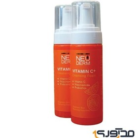 تصویر فوم شستشو ی صورت ویتامین سی نئودرم 150 میلی لیتر Neuderm Vitamin C Plus Cleansing Foam 150ML