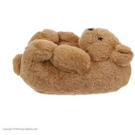 تصویر پاپوش زنانه مدل عروسکی طرح خرس کد MH2031 BRN 