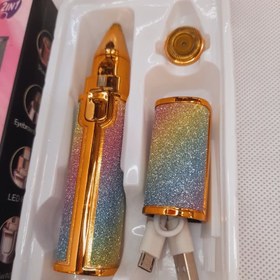 تصویر موزن ابرو و صورت مدل A-02 شارژی دو سر 