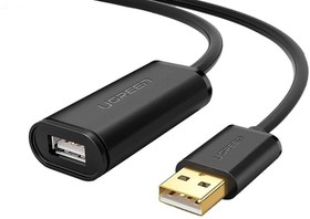 تصویر کابل تبدیل USB نری به مادگی یوگرین US121 مدل 10319 طول 5 متر ا UGREEN US121-10319 USB2.0 Extension Cable 5m UGREEN US121-10319 USB2.0 Extension Cable 5m