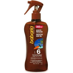 تصویر روغن برنزه آفتاب باباریا Babaria حجم 300 میل 