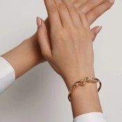 تصویر دستبند النگویی نگین دار Xuping 