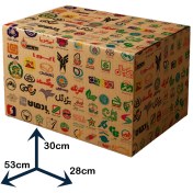 تصویر کارتن طرح دار سایز 30×28×53 