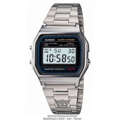 تصویر ساعت مچی کاسیو مدل A158WA-1DF با بند استیل 