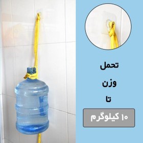 تصویر میخ چسبی دیوار وارداتی بسته ۴ عددی 