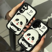 تصویر قاب پاندا کله آیینه ای 