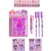 تصویر بسته لوازم تحریر مدل کرومی و ملودی 