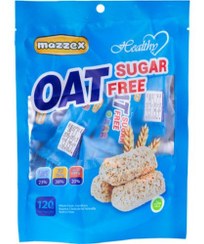 تصویر جو دو سر رژیمی بدون شکر 120 گرم مازکس mazzex OAT Suger free 120 g