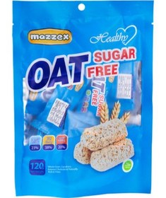 تصویر جو دو سر رژیمی بدون شکر 120 گرم مازکس mazzex OAT Suger free 120 g