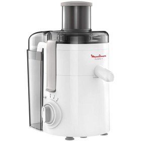 تصویر Moulinex Juicer | Fruitelia Juice Extractor | 350 Watts | White | Plastic/Stainless Steel | 2 Years Warranty |JU370127 