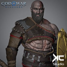 تصویر اکشن فیگور مجسمه کریتوس خدای جنگ (GOD OF WAR (ragnarok طرح 3 