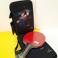 تصویر راکت پینگ پنگ لوکی مدل KIRIN 3STAR همراه با کاور 