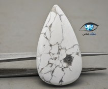 تصویر سنگ هاولیت طبیعی اشکی 10.9 گرم 