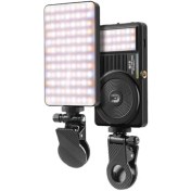 تصویر نور حرفه ای برای موبایل و دوربین مگنتی مدل M19 LUZ DE Mobile Camera Magsafe Universal