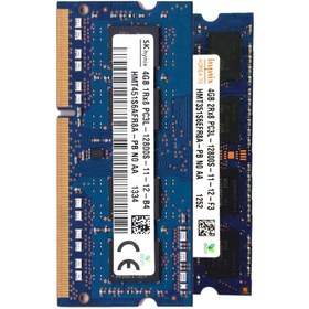 تصویر رم لپتاپ میکس برند 4G DDR3 pc3L-12800S 