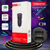 تصویر شارژر فندکی 18وات فست شارژ تک پورت ترانیو مدل T-C20 به همراه کابل شارژ Type-C 