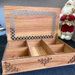 تصویر جعبه پذیرایی چوبی طرح سوفیا 