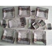 تصویر ست صبحانه چند رنگ مجموعه 21 قطعه اورجینال Keramika 