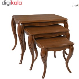 تصویر میز جلو مبلی و عسلی ۴ عددی MDF 