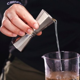 تصویر جیگر ۸ضلعی استیل جیگر ۸ ضلعی – ابزار بار سرد – ریختن سیروپ – کافی‌شاپ – تجهیزات کافی‌شاپ – بار سرد – اکسسوری کافه