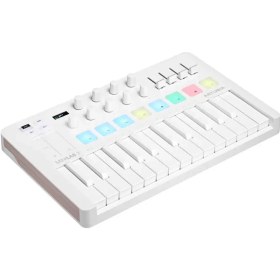 تصویر میدی کنترلر آرتوریا Arturia MiniLab 3 Alpine White Arturia MiniLab 3 Alpine White music-making controller keyboard