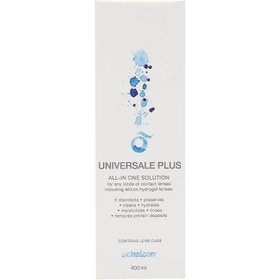 تصویر محلول استریل لنز تماسی نرم یونیورسال پلاس ا Universale Plus All-In One Solution Universale Plus All-In One Solution