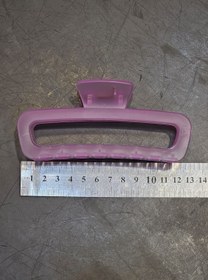 تصویر کلیپس مستطیل ۱۳ سانت یخی(۰۳۰۳۰۰۰۹) کلیپس کریستالی مستطیلی