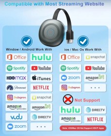 تصویر دانگل بی سیم G122 wireless Display Adapter G122