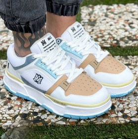 تصویر کفش کتونی مردانه امیری Amiri - سفید رویه کرم / 41 Amiri