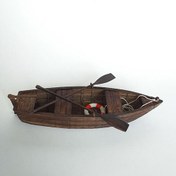 تصویر ماکت دکوری مدل قایق پارویی boat -1 - کارگاه هنری نقش دل 